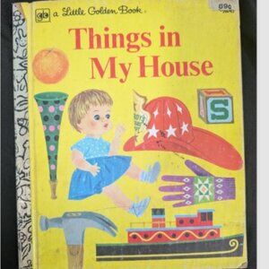 Little Golden Book "Things in My House", twelfth printing 1981